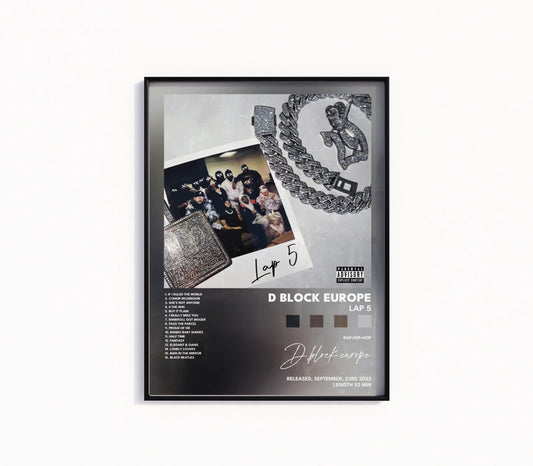D-Block Europe "Lap 5" Poster