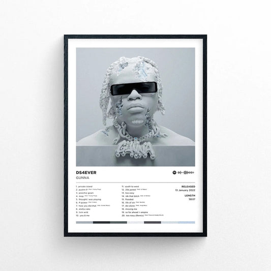 Gunna "Ds4ever" Poster Print