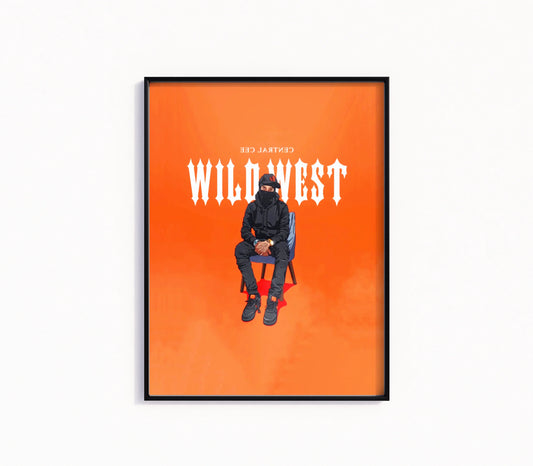 Central Cee "Wild West" Poster