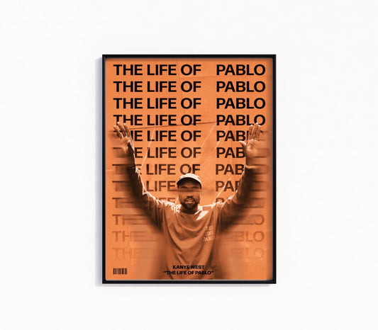 Kanye West "The Life Of Pablo" Poster Print