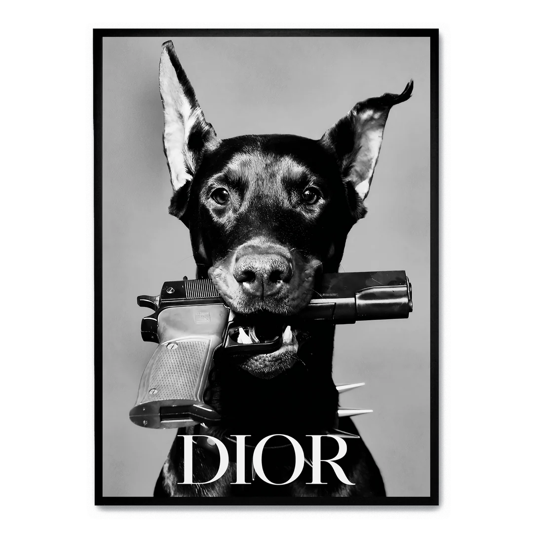 Dior Dog Poster