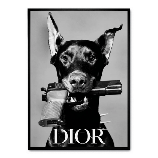 Dior Dog Poster